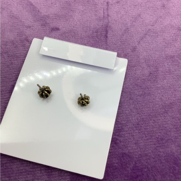 Juicy Couture Hamsa Hands Gold Stud Earrings - Picture 3 of 3